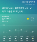 [AI 날씨] 빅스비! 오늘 날씨는? 