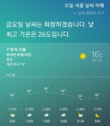 [AI 날씨] 빅스비! 오늘 서울 날씨 어때? 