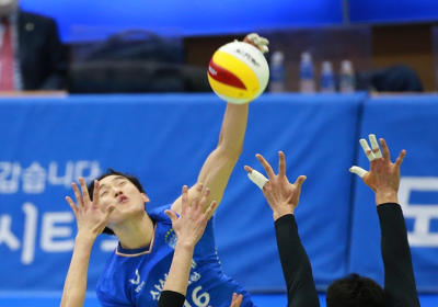 [남자배구]김동영,'날카로운 왼손 강타'