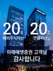 미래에셋증권, 해외주식 20조-연금자산 20조 달성