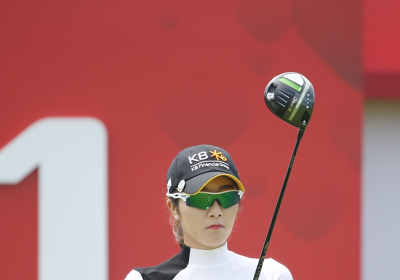 [KLPGA]안송이,'티샷 전 신중한 에임'
