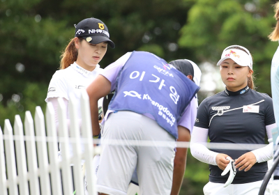 [KLPGA]발목 부상으로 기권하는 이가영