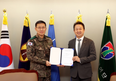 대우건설, 수도방위사령부에 기부금 전달