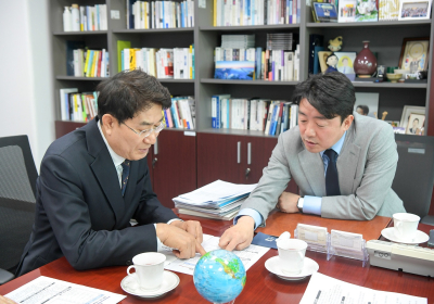 노관규 순천시장, 국회 찾아 정부 예산 반영 협조 요청