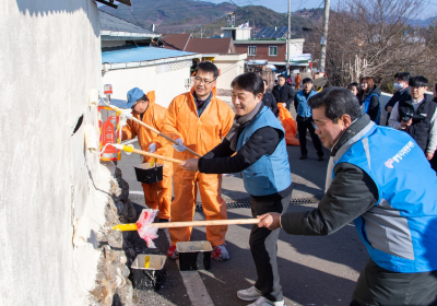 포스코, 광양서 400여명 참가한 대규모 봉사활동 ‘눈길’