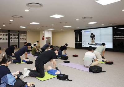 롯데물산, '심폐소생술 교육기관' 인증