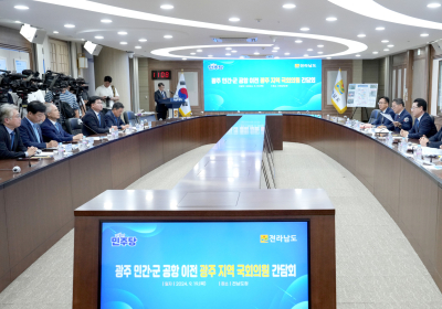 전남도, 광주지역 국회의원에 '공항 이전' 협조 요청