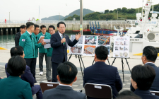 김영록 지사, 양식수산물 재해보험 제도개선 등 건의