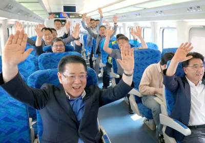 김영록 지사, 전남남해선 개통 대비 시승 점검
