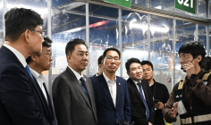 김병기 직무대행, 쿠팡로지스틱스서비스 서브허브 방문