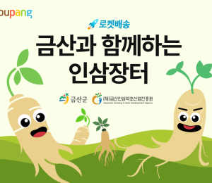 쿠팡, '금산 인삼 상생기획전' 개최