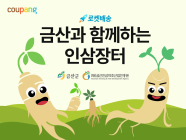 쿠팡, '금산 인삼 상생기획전' 개최