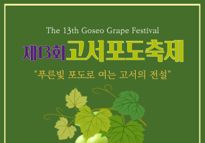 담양군, 고서포도축제 오는 26일 개막